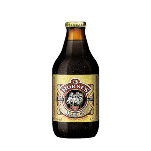 3 Horses Dark Malt Beverage Bottle 330ml