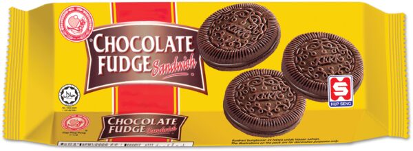 HUP SENG Chocolate Fudge Sandwich 90g