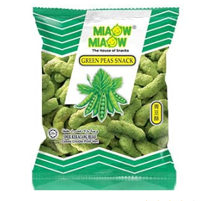 Miaow Miaow Green Peas Snack 12g
