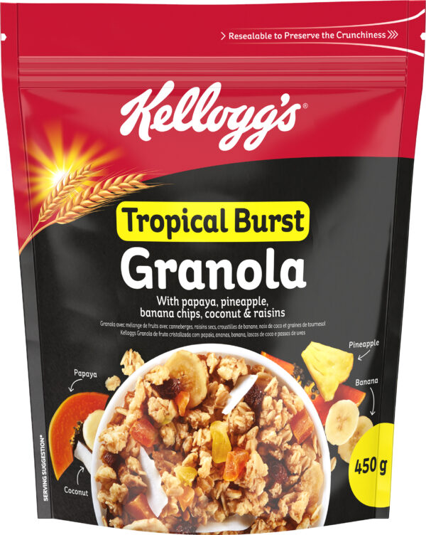 Kellogg’s Granola Tropical Burst 450g