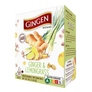Gingen Ginger Lemongrass (20 bags)40g